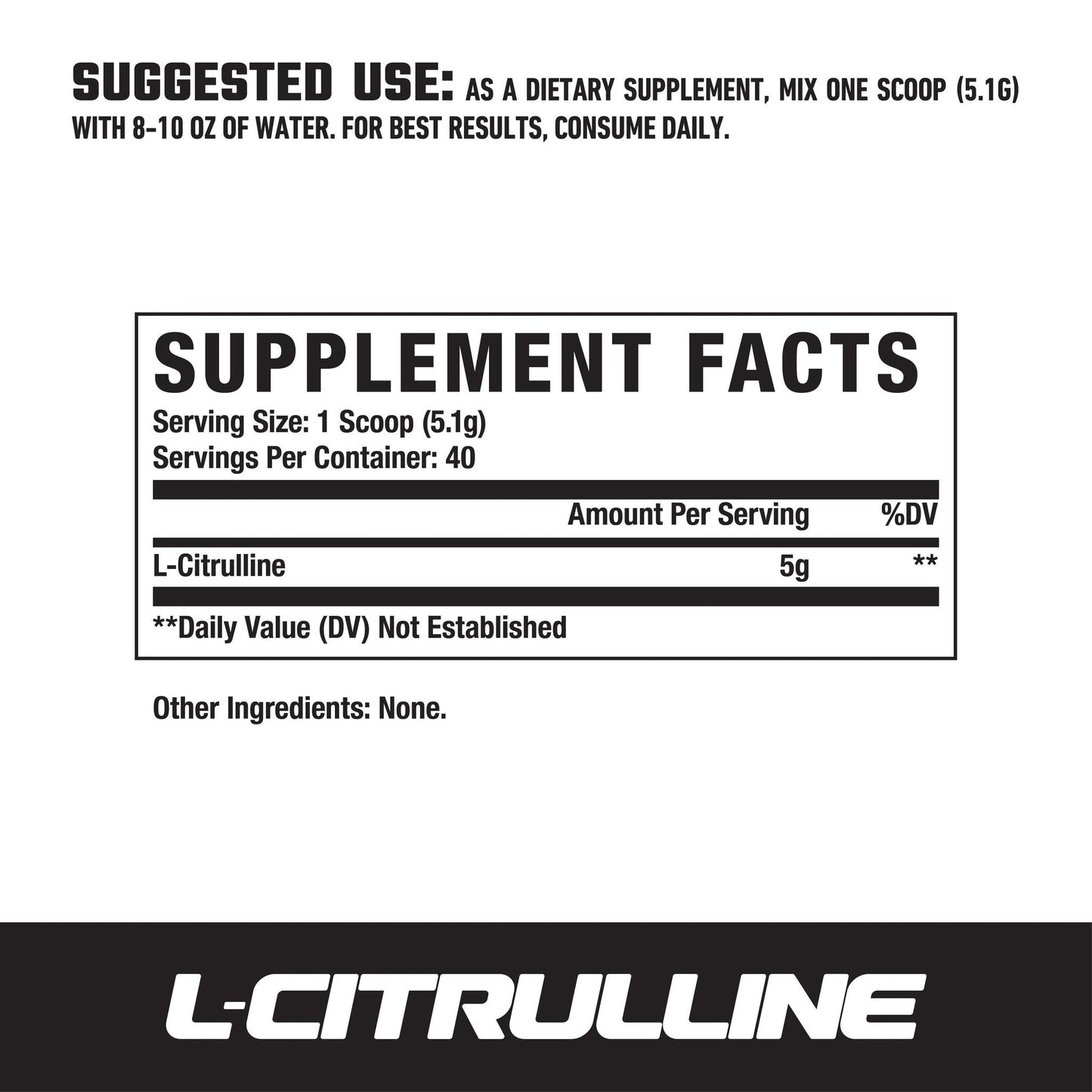 Axe & Sledge L-Citrulline