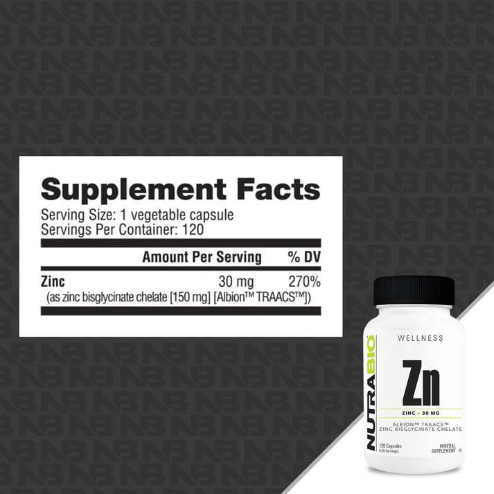 Nutrabio Zinc (30mg)