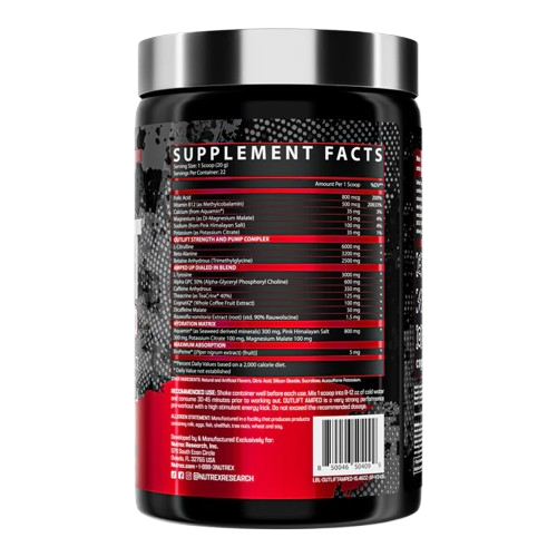 Nutrex Outlift Amped