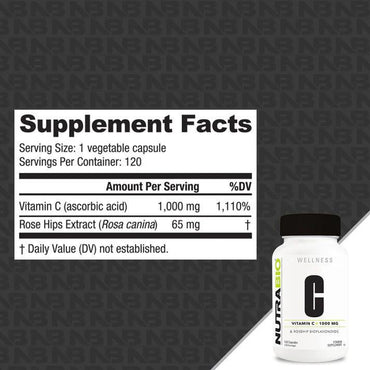Nutrabio Vitamin C (1000mg)