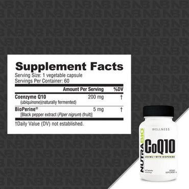 Nutrabio CoQ10 (200mg)