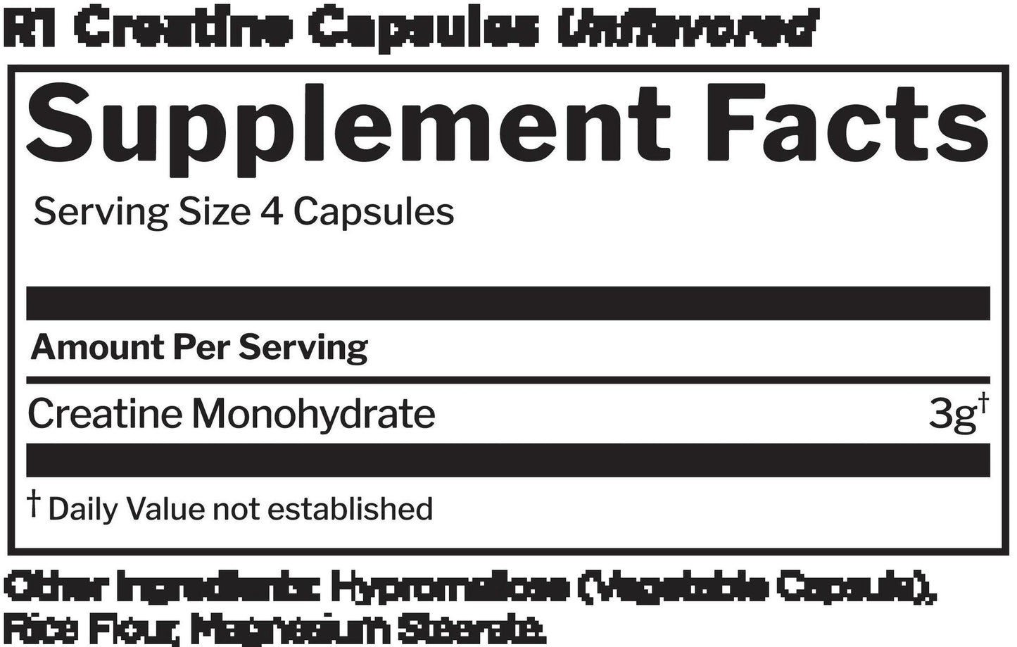 Rule 1 Creatine Unflavored