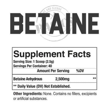 Axe & Sledge Betaine