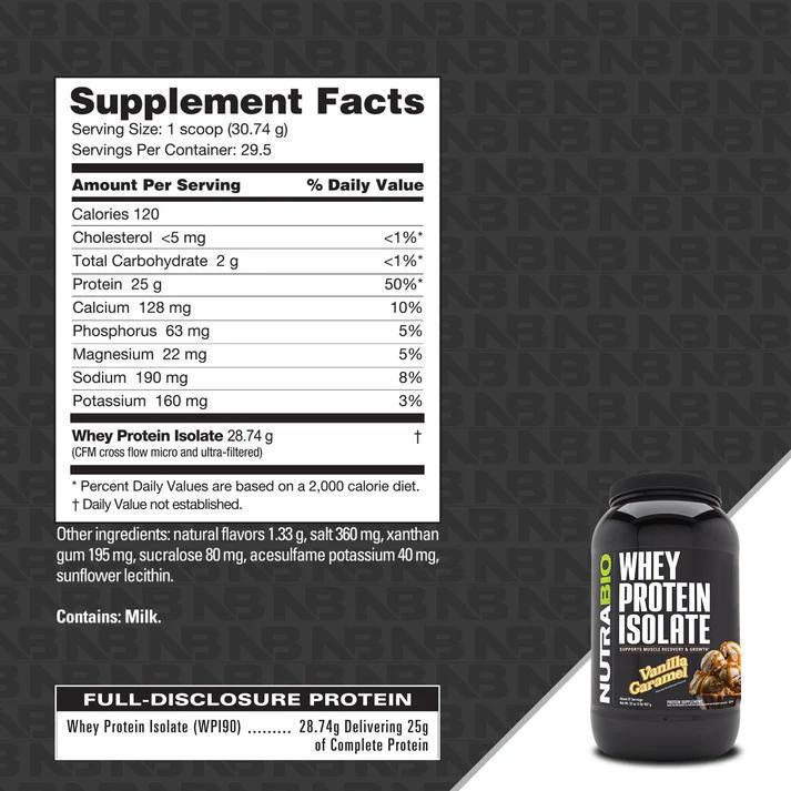 Nutrabio Whey Protein Isolate