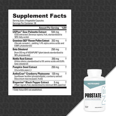 Nutrabio Advanced Prostate Support (90 caps)