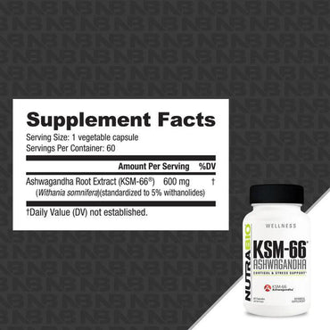 Nutrabio Ashwaganda (60ct)