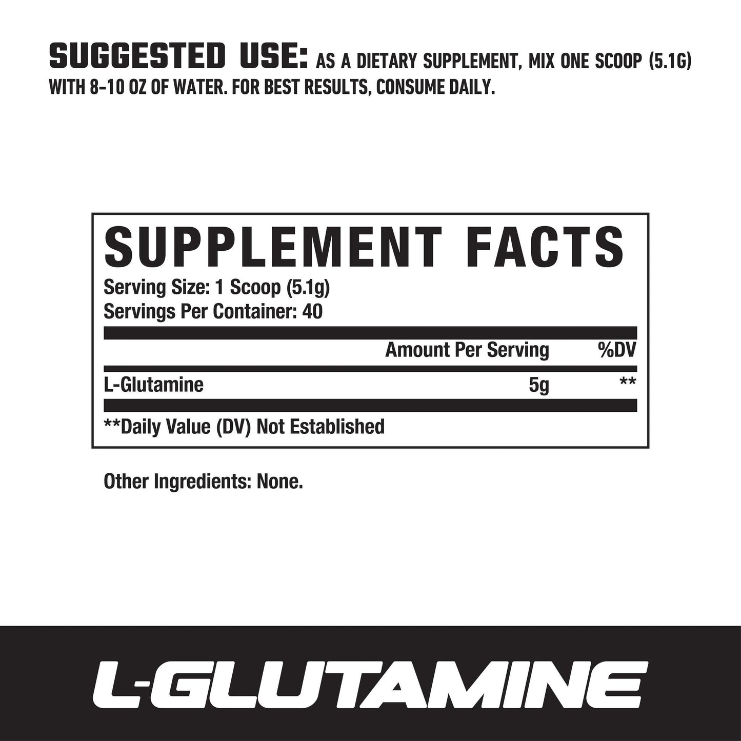 Axe & Sledge Glutamine