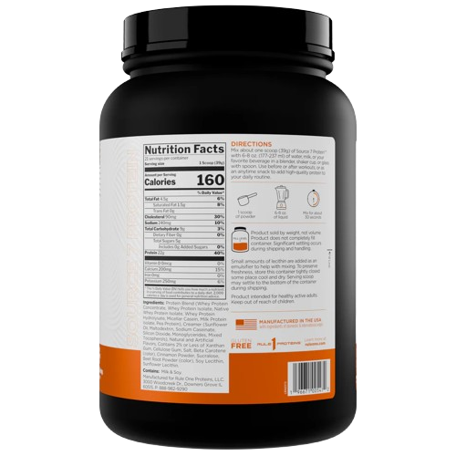 Rule 1 - Source 7 Protein Multi-Source Protein Blend