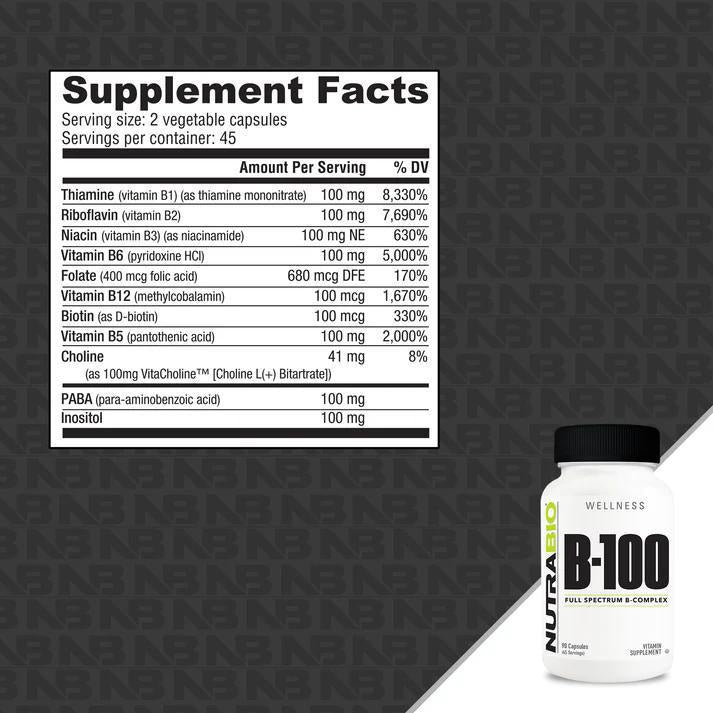 Nutrabio B-100 (90ct)