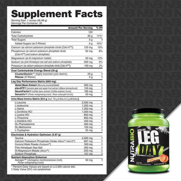 Nutrabio Leg Day