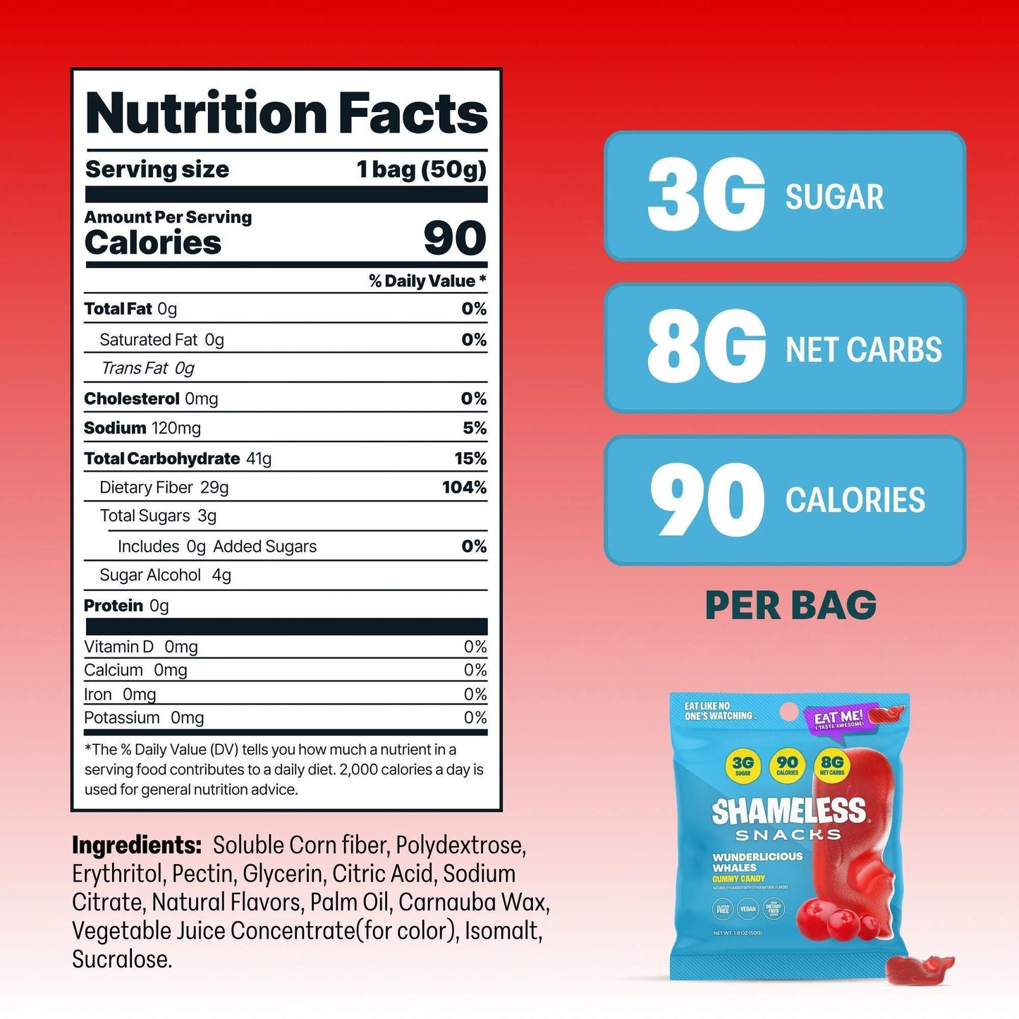 Shameless Protein Gummy (6pk)